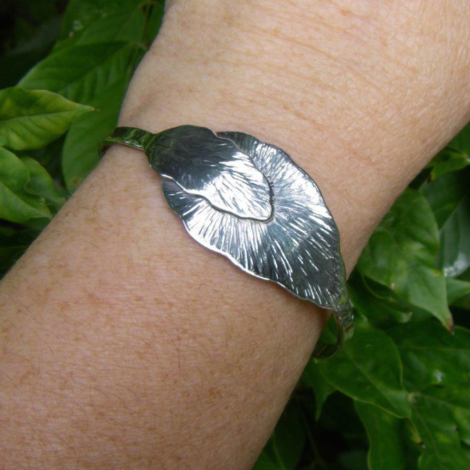 Bracelet double feuilles